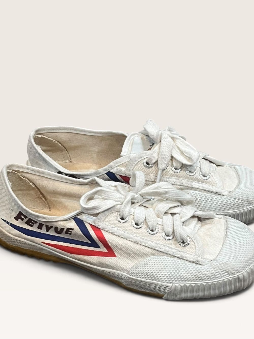 Tiger Claw Feiyue Kids Martial Arts Shoes Canvas Sneakers White 2.5
